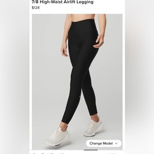 Alo Airlift 7/8 leggings size small